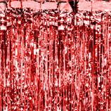 FRANGE DECORATIVE METALL ROSSO