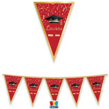 Festone Bandierina Laurea con Tocco "Laurea Glamour" 3mt