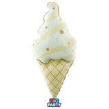 Palloncino in Foil 38" Super Shape Cono Gelato
