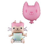 Palloncino in Foil 23" Super Shape "Baby Box - Gabby's Dollhouse"