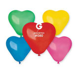Palloncino in Lattice 6” Cuore CR6 Assortito "Assorted 080" 100pz