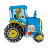 Palloncino in Foil 31" Super Shape Trattore Blu