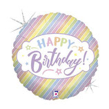 PALLONCINO HAPPY BIRTHDAY PASTEL