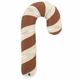 Palloncino in Foil 41" Super Shape Candy Cane Cioccolato