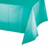 Tovaglia di Plastica Celeste Metallizzato 2.74mt