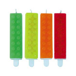 Candelina Mattoncini Fluorescenti 4pz
