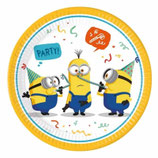 Piatto di Carta 23cm Minions