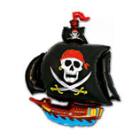 Palloncino in Foil 41" Super Shape Nave Pirata