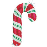 Palloncino 41" Super Shape mylar "Candy Cane Holographic"