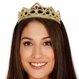 Coroncina da Principessa Oro con Pietre Incastonate
