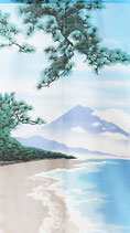 Noren Curtain Four Seasons Fuji Summer