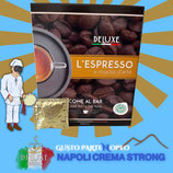 100 CIALDE DELUXE MISCELA NAPOLI CREMA STRONG | SPEDIZIONE GRATUITA