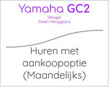 Yamaha GC2 Vleugel Huur per maand