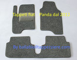 Tappeti moquett agugliata Fiat Panda  III SERIE dal 2012 anche 4x4  con tappeto posteriore intero