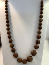 Collier en Perles de Bois Style Hippie Chic