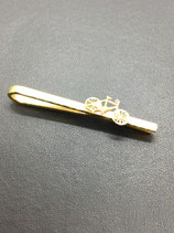Broche Pince Cravate Vélo Plaqué Or - 5 gr - 5 cm