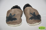Puschen Gr.22   Krabbelschuhe aus Bioleder 90118