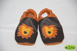 Puschen Gr.25   Krabbelschuhe aus Bioleder 9055