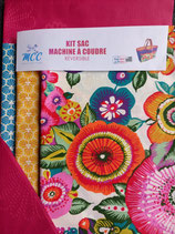 KSM fleuri multicolore fuchsia