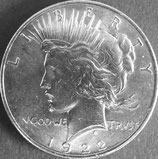 ピース1ドル銀貨  西暦1922年