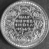 インドヨーロッパの植民地銀貨　西暦1942年