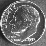 ルーズベルト銀貨　西暦1952年
