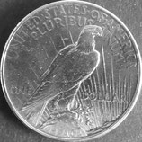 ピース1ドル銀貨 　西暦1925年