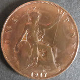 イギリス　銭青1917年