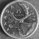 カナダ銀貨　1976年