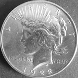 ピース1ドル銀貨  西暦1922年