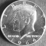 ケネディ銀貨  西暦1964年