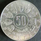 オーストリア銀貨　西暦1964年