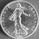 フランス銀貨　西暦1960年