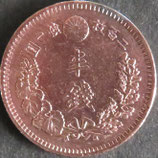 半銭銅貨　明治15年