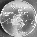 カナダオリンピック銀貨