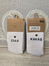 Socken "Ciao Kakao"   Eulenschnitt