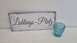Blechschild    Lieblings-Platz