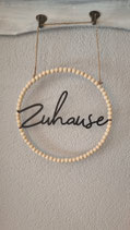 Türhänger Zuhause  mit Holzperlen