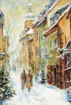 Motiv “Winterliche Gasse” AU2512
