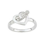 Bague coeur