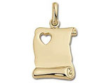 Pendentif coeur ajouré