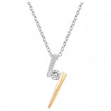 Collier bicolore