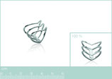 Bague 3 rangs