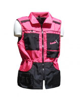 Weste pink-schwarz