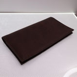 Porte-chéquier format portefeuille (simili), chocolat