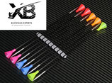 Carbon-Dart "Colored" mit Stahlspitze ,625" - 10 Stück! Alex Bow