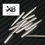 Edelstahlspitze AlexBow 3D "Stainless 1,1 Gr." für Carbon-Dart-Schäfte Cal. ,625" - 10 Stück!