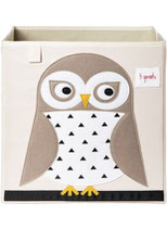 3 Sprouts Aufbewahrungsbox Eule