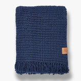 Mette Ditmer Baumwolldecke CUBIC Throw 120x170 cm blau