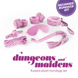 Kit BDSM forrado rosa